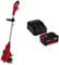 Einhell Motobineuse sans fil GE-CR 18/20 Li E-Solo Power X-Change (18 V, Ions Li, réglage de Vitesse, Lame scarifiante, Prise supplémentaire) avec Chargeur et Batterie 4,0Ah