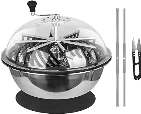Leaf Bud Trimmer,24 inch Bud Leaf Bowl Trimmer with Sharp Blades,Leaf Bowl Trimmer Machine for Twist Spin Cutting Plant Leaves,Bud and Flower