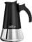 The London Sip Cafetera clásica Italiana de Inducción en Acero Inoxidable - Prepare café de calidad al estilo italiano en tu casa con esta cafetera Moka Pot en Cromo Moderno - Negro, 6 tazas