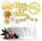 Jxuzh Tortendeko 35 Geburtstag Gold Frau Männer Happy Birthday 35 Glitter Cake Topper 35.kuchendeko Geburtstag Happy 35th Birthday Tortendeko 35 Jahre Geburtstag Kuchen Deko 35 Geburtstag Frau