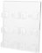 FUNOMOCYA Porte-cartes Mural Transparent Verre Support Polyvalent pour Cartes de Visite Rangement Élégant pour Bureau ou Salon Design Minimaliste pour Facile