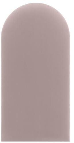 DecoNest Wandkissen, Wandpolsterung, Wanddekoration, ovales Bettkopfteil, 3D-gepolstertes Wandpaneel 30 x 100 cm Puderrosa