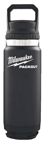 Milwaukee 4932493468 Packout 1065ml Bottiglia Coperchio Chug Nero