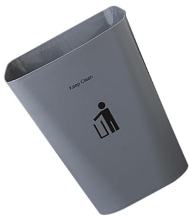 Ciieeo Poubelles À Usage Domestique Poubelle Rectangulaire De Bureau Portable Panier À Déchets En Plastique