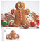 Jigsaw Puzzles for Adults Jigsaw Puzzle Gingerbread Man Candy Challenging Game Puzzle with Letters on Back Personalized Puzzle Perfect for Game Nights Home Decor Gift