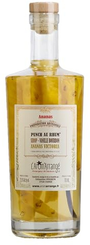 L’Arôm’Arrangé – Punch au Rhum Ananas Victoria 22,8° – 70 cl – Rhum arrangé artisanal - Médaille Argent Paris 2025
