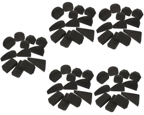 5 Juegos Molde De Mango De Arcilla Herramienta Para Hacer Asas De Tazas Accesorios Para Hacer Tazas Herramientas De Arcilla Con Mango De Taza Moldes De Arcilla Black Eva 12 Uds * 5 COHEALI