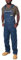 XUSAI Men's Dungarees Denim Bib Overall Fashion Relaxed Fit Rugged Jeans Overall Adjustable Work Bib Jumpsuit,Blue,XL