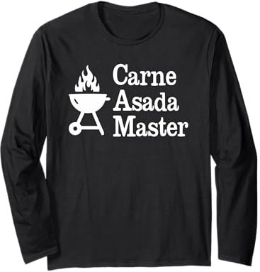 Grillen Lustiges BBQ Pitmaster Carne Asada Master Langarmshirt
