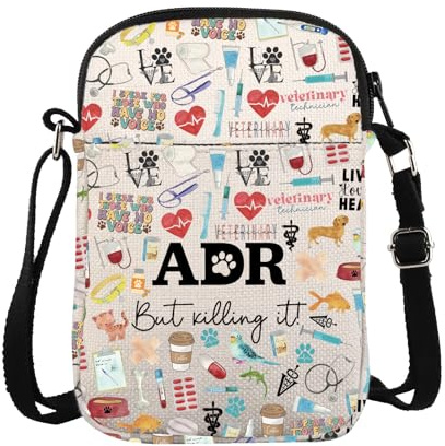 Umhängetasche für Tierärzte, ADR, Kuriertasche, Tierarzt, Tech-Woche, Geschenk für Tierärzte, Wertschätzungsgeschenk, Adr Cb, 15*21*2cm