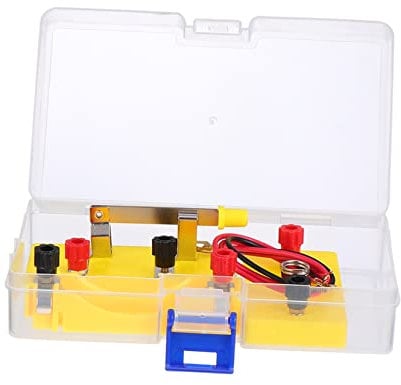 Sosoport Wissenschaftliche Experimentierbox Schaltung Bausatz Lehrreich Bausätze Leitungsexperiment -kit Kit Für Schülerkreise Experimentierkasten Physik Kupfer Yellow