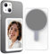 dijiusidy Magnetic Phone Vlog Selfie Monitor Screen with Remote Control, Dual-Band 2.4G/5G, Phone Rear Camera for Selfie Live Streaming Vlog, Compatible with iPhone & Android (White)