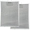 2PCS Range Hood Filter, 10.23 x 9.05 Universal Aluminum Mesh Stove Vent Filter - Blocks and Filters Kitchen Air Grease in Oven Overhead Exhaust Fan