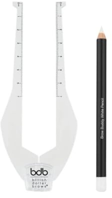 Billion Dollar Brows Brow Buddy Kit Symmetrical Eyebrow Shaping Tool Set