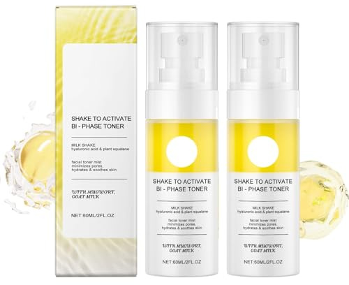Milk Shake Gesichtswasser – Feuchtigkeitsspendendes Spray mit Hyaluronsäure, sanftes Gesichtswasser & Gesichtsspray mit Hyaluronsäure, minimiert Poren und lindert Rötungen