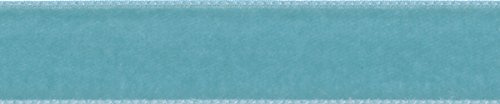 Berisfords Velvet Ribbon Blue Note 56mm - Nylon Craft Ribbon for Sewing, Gift Wrapping and Hair Accessories
