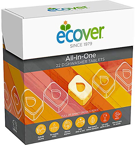 Ecover | Dishwasher Tablets All In One | 4 x 22 tabs