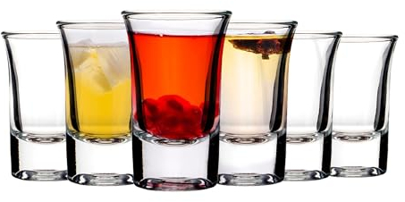 Premier Housewares Shot Glasses, 6 Count (Pack of 1)
