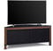 MDA Designs Volans Tru-Corner Remote Friendly Beam Thru Glass Walnut/Black Reversible Panel 2-Door LCD/Plasma/LED TV Corner Cabinet
