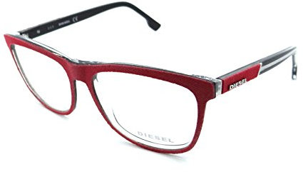 Diesel DL5191 068 -54 -15 -145 Diesel Brillengestelle DL5191 068 -54 -15 -145 Rechteckig Brillengestelle 54, Rot