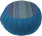 GURU SHOP Rundes Meditationskissen, Yoga Kissen, Yogakissen, Sitzkissen, Bodenkissen, Dekokissen - Türkis, 20x35x35 cm