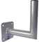 SCHWAIGER WAHG2525 SAT-Halterung 25cm GRAU Satelliten-Halterung Satelliten-Schüssel SAT-Antenne Satelliten-Anlage SAT-Schüssel Wand-Halter mit Winkel aus Aluminium TÜV-geprüft