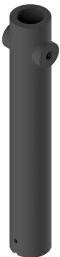 BAUZAUNWELT Nivellierführer 20,5 mm x 30,5 mm x 200 mm - mit montierter Inbusschraube M8 (VA) - ohne Klemmbügel, ohne Stellring - 25 Stück