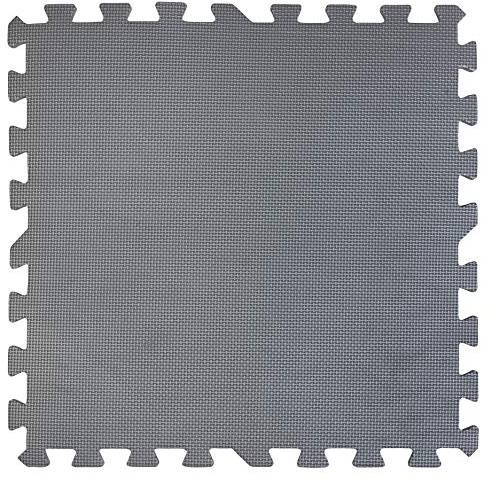 Gre MPF509GY - Protecteur de Sol de Piscine en EVA, Couleur Gris Anthracite, 9 pièces, 8 mm d'épaisseur. Résistant et offrant Une Protection Solide Contre Les Perforations.
