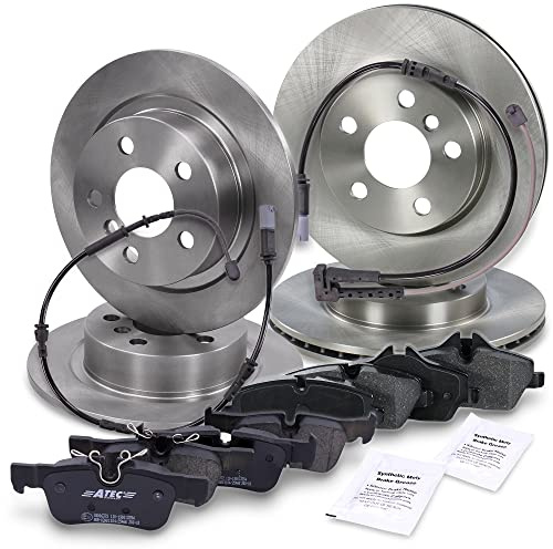 BESTPRICE Bremsenset inkl. Bremsscheiben vorne Ø 280 mm + hinten Ø 280 mm + Bremsbeläge vorne und hinten + Verschleißkontakt, Kompatibel mit BMW 2 Active Tourer (F45), MINI MINI CLUBMAN (F54)