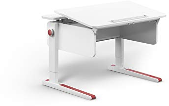 Moll Champion Compact Kinderschreibtisch höhenverstellbar | mitwachsend & ergonomisch mit neigbarer Tischplatte & gerundeten Ecken | ideal für Schulkinder | Made in Germany