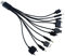 Canjerusof 10 en 1 USB universal del cable del cargador del cargador de Nokia multifunción de carga cable de sincronización para el iPod iPhone PSP cámara Nokia tirón teléfono viejo