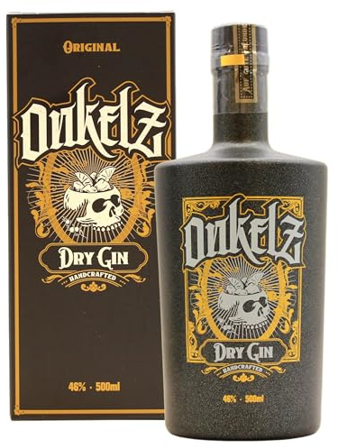 BÖHSE ONKELZ Handcrafted Dry Gin 46% Vol. 0,5l in Geschenkbox