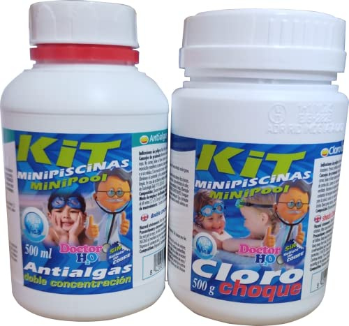 Kit Minipiscinas Cloro + Antialgas (1 Unidad)