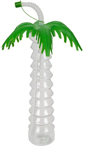 VFM - bouteille de palmier tropical 11 tasse de consommation avec couvercle