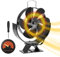 BLUESEABUY Ventilateur de Poêle Ventilateur Poele à Bois Ventilateur de Cheminée à 6 Pales avec Theromètre Silencieux Ventilateur Cheminee à Chaleur Pour Poêle à Bois Cheminée Gaz Granulés Bûches
