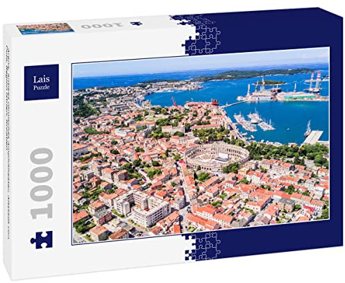 Lais Puzzle Arena, antikes römisches Amphitheater, Altstadt von Pula, Region Istrien, Kroatien 1000 Teile