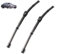 Wischerblätter kompatibel mit Mercedes Benz C-Klasse W205 S205 2015–2021 Windschutzscheibe Windschutzscheibe Autozubehör C-Klasse C180 C200 C220 C250 2x (Color : LHD, Size : W205)