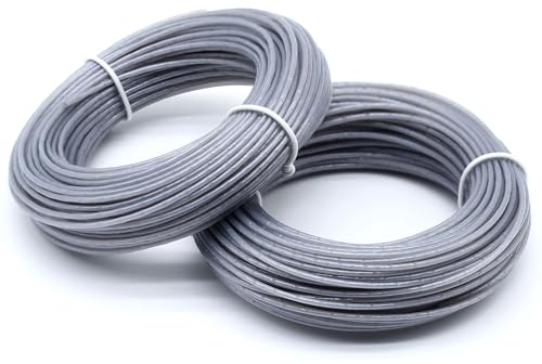 SWNKDG Hilo de 48 m compatible con cortabordes Bosch para rellenar todas las bobinas actuales (1,6 mm) F016800462