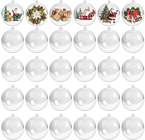 30 Stück Weihnachtskugeln