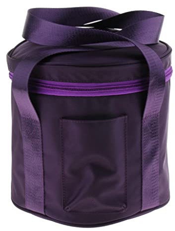 Thickened Purple Crystal Bowl Storage Bag - 8 Inch - Purple