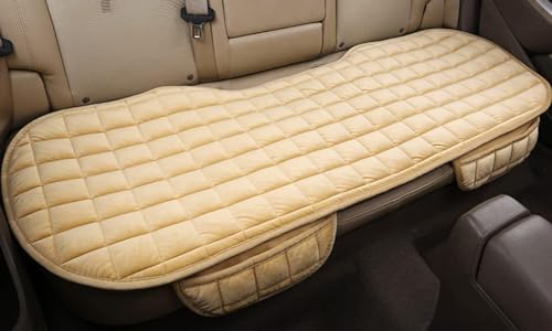 Auto Sitzauflage Sitzkissen Sitzbezüge für Toyota Camry Auris Aygo Yaris Corolla Supra Highlander, Weiches Auto Sitzauflage Sitzschoner für Rücksitz, Anti-Rutsch & Komfortabel,C-1XRear