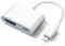 Adaptateur HDMI Lightning pour iPhone et iPad 【Certifié Apple MFi】 Adaptateur Lightning AV Numérique Câble HDMI pour TV Connecteur Lightning Cable Compatible avec iPhone 14/13/12/11/XS/XR/X/8/7/iPad