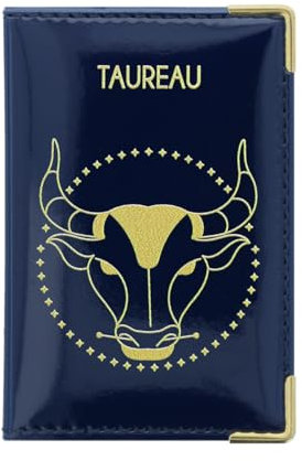 Color Pop Porte-Cartes (2) Anti-RFID – Fabrication Française – PVC Vernis – Protection Carte bancaire - Sécurité Carte de crédit– 9,7 x 6,5 cm - Collection Astrologie (Taureau)