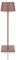 Palmina 842,lampade da tavolo senza fili,lampade da tavolo ricaricabili E Dimmerabile In Alluminio,abat jour senza fili 4400mah,Protezione IP54,luce da tavolo esterno/Interno/Rosa