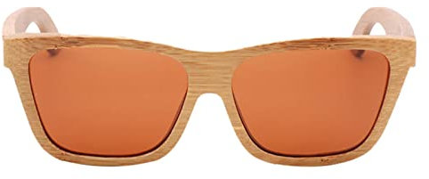 Quadratische Herren-Sonnenbrille aus, Sonnenbrille mit Holzrahmen | Retro-Sonnenbrille mit rechteckigem Holzrahmen - Rechteckige, klassische, polarisierte UV-Schutz-Sonnenbrille im Vintage-Stil,