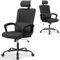 DUMOS Bürostuhl Ergonomisch EIN Schreibtischstuhl mit Komfortarmlehnen Ausgestattet mit Einer Bequemen Lendenwirbelstütze und Fußstütze Office Chair Geeignet für Zuhause