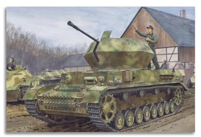 Militärfahrzeug-Poster, Deutschland, WWII FlaK 43, Flakpanzer IV Ostwind, dekorative Leinwand, Familienschlafzimmer, Kunstwerk, Bild, Gemälde, 50 x 75 cm