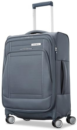 Samsonite UpLIFT Lightweight Softside Carry-On Luggage with Spinner Wheels - Expandable - Airline-Approved, Polyester Soft Suitcase for Ultra Light Travel - Elemental Blue