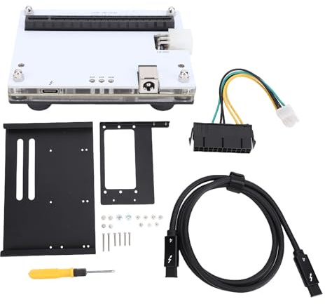 Buachois Externer GPU Dock für Thunderbolt 4 & USB4, PCIe 16X Grafikerweiterungsstation mit 1m Datenkabel und SFX Halterung, Kompatibel mit Grafikarten PCIe SSD 10G Netzwerkkar