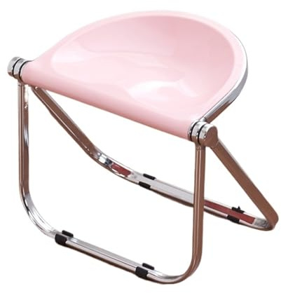 JUSKAQZYI klappsessel Klappstuhl aus Kristallacryl, tragbarer kommerzieller Stuhl mit Überzugrahmen for Home Office, Hochzeit, Party, Küche, Veranstaltungen Holz(Rose)